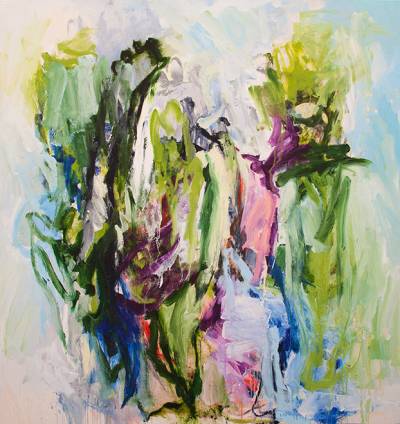 Australian Indigenous (Aboriginal and Torres Strait Islander) artwork by TODD HUNTER of Miscellaneous Artists. The title is Outside World. [TH_201511004] (Oil on Canvas)