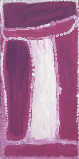 Australian Indigenous (Aboriginal and Torres Strait Islander) artwork by WAKARTU CORY SURPRISE of Mangkaja Artists. The title is Pintijarra. [649/06] (Atelier Acrylic Paint on 14oz Canvas)