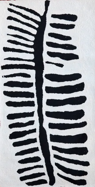 Australian Indigenous (Aboriginal and Torres Strait Islander) artwork by WINTJIYA NAPALTJARRI of Papunya Tula Artists. The title is Pinari. [WN1111045] (Acrylic on Belgian Linen)