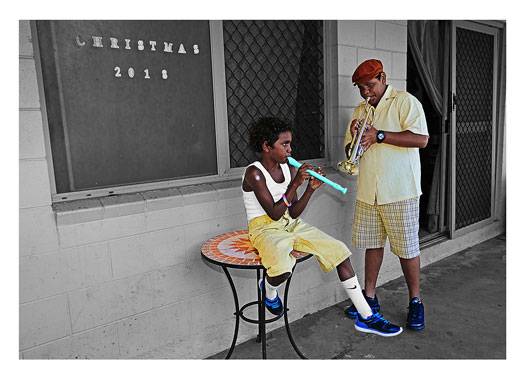 Australian Indigenous (Aboriginal and Torres Strait Islander) artwork by NAOMI HOBSON of Miscellaneous Artists. The title is Play for FUN. [NH201901017P_4-5] (310GSM Cotton Rag Art Paper)