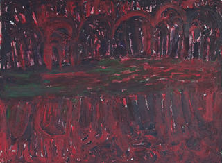 Australian Indigenous (Aboriginal and Torres Strait Islander) artwork by SONIA KURARRA of Mangkaja Artists. The title is River. [565/07] (Atelier Acrylic, 150gsm Bockingford)