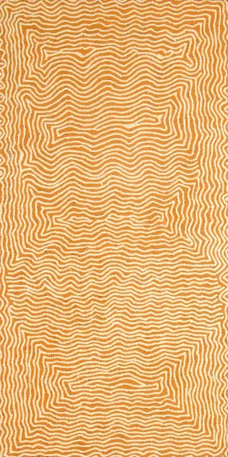 Australian Indigenous (Aboriginal and Torres Strait Islander) artwork by YALTI NAPANGATI of Papunya Tula Artists. The title is Rockhole site of Ngaminya. [YN0606066] (Acrylic on Belgian Linen)