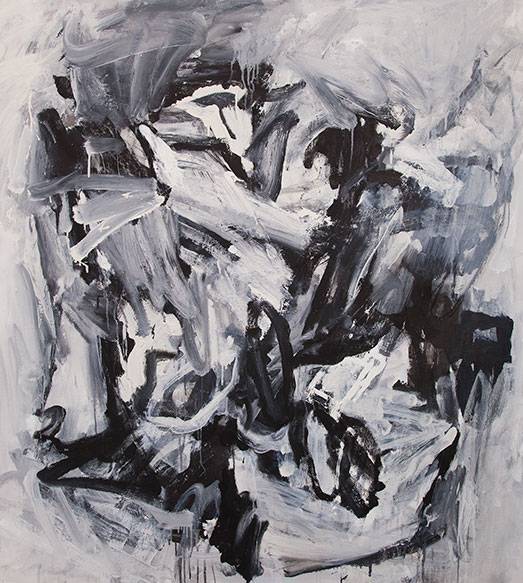 Australian Indigenous (Aboriginal and Torres Strait Islander) artwork by TODD HUNTER of Miscellaneous Artists. The title is Run by Night. [TH_201604006] (Oil on Board)