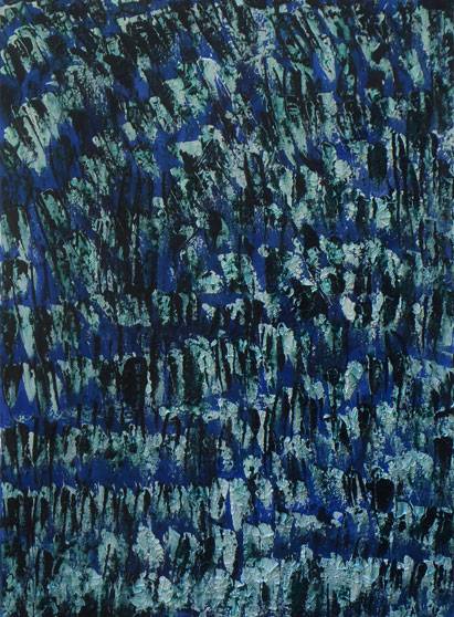 Australian Indigenous (Aboriginal and Torres Strait Islander) artwork by JOSHUA BONSON of Miscellaneous Artists. The title is Skin. [JB0534] (Synthetic Polymer Paint on Canvas)