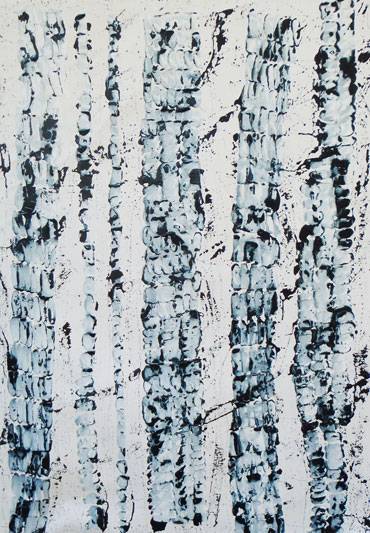 Australian Indigenous (Aboriginal and Torres Strait Islander) artwork by JOSHUA BONSON of Miscellaneous Artists. The title is Skin. [JB0559] (Synthetic Polymer Paint on Canvas)