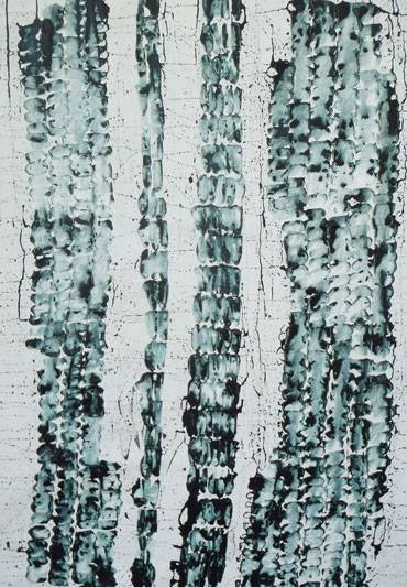 Australian Indigenous (Aboriginal and Torres Strait Islander) artwork by JOSHUA BONSON of Miscellaneous Artists. The title is Skin. [JB0560] (Synthetic Polymer Paint on Canvas)