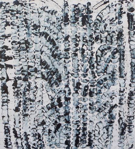 Australian Indigenous (Aboriginal and Torres Strait Islander) artwork by JOSHUA BONSON of Miscellaneous Artists. The title is Skin. [JB0564] (Synthetic Polymer Paint on Canvas)