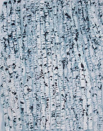 Australian Indigenous (Aboriginal and Torres Strait Islander) artwork by JOSHUA BONSON of Miscellaneous Artists. The title is Skin. [JB0573] (Synthetic Polymer Paint on Canvas)