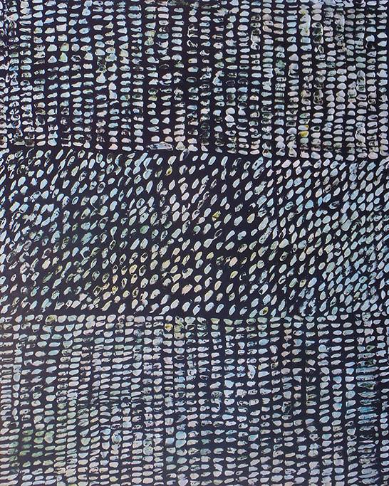 Australian Indigenous (Aboriginal and Torres Strait Islander) artwork by JOSHUA BONSON of Miscellaneous Artists. The title is Skin. [JB0580] (Synthetic Polymer Paint on Linen)