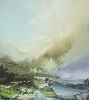 Australian Indigenous (Aboriginal and Torres Strait Islander) artwork by AARON KINNANE of Miscellaneous Artists. The title is The Tempest. [AK201612010P] (Archival Pigment Print - Edition of 30)