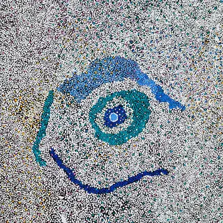 Australian Indigenous (Aboriginal and Torres Strait Islander) artwork by THERESA NOWEE of Warlayirti Artists (Balgo). The title is Tjurnu. [201/09] (Acrylic on Linen)