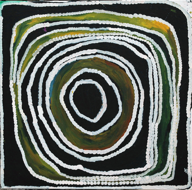 Australian Indigenous (Aboriginal and Torres Strait Islander) artwork by WAKARTU CORY SURPRISE of Mangkaja Artists. The title is Tarpu. [473/08] (Atelier Acrylic Paint on 14oz Canvas)