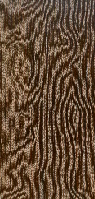 Australian Indigenous (Aboriginal and Torres Strait Islander) artwork by FLORRIE WATSON NAPANGATI of Papunya Tula Artists. The title is Tanyinki. [FW0803120] (Acrylic on Canvas)