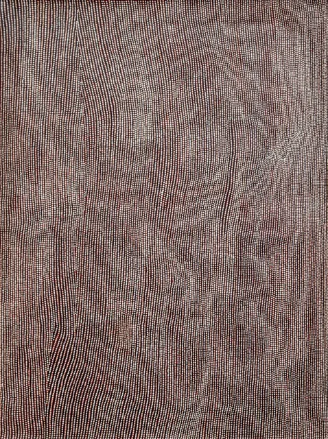 Australian Indigenous (Aboriginal and Torres Strait Islander) artwork by FLORRIE WATSON NAPANGATI of Papunya Tula Artists. The title is Tjanyinki. [FW0901023] (Acrylic on Linen)