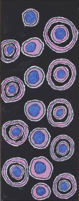 Australian Indigenous (Aboriginal and Torres Strait Islander) artwork by NURA RUPERT of Ernabella Artists. The title is Tjukula. [NURA004-05] (Acrylic on Canvas)