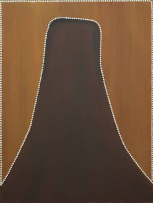 Australian Indigenous (Aboriginal and Torres Strait Islander) artwork by MARK NODEA of Warmun Artists. The title is Tumurruny – Texas Country. [WAC 914/01] (Natural Ochre and Pigments on Canvas)