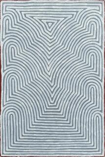 Australian Indigenous (Aboriginal and Torres Strait Islander) artwork by AUBREY TJANGALA of Papunya Tula Artists. The title is Untitled. [AT2304045] (Acrylic on Linen)