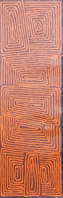 Australian Indigenous (Aboriginal and Torres Strait Islander) artwork by GEORGE TJUNGURRAYI of Papunya Tula Artists. The title is Untitled - Palipalintjanya. [GT2405120] (Acrylic on Linen)