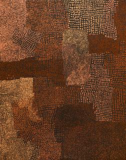 Australian Indigenous (Aboriginal and Torres Strait Islander) artwork by IRENE NUNGURRAYI of Papunya Tula Artists. The title is Untitled - Lupulnga. [IN2605046] (Acrylic on Belgian Linen)