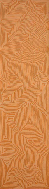 Australian Indigenous (Aboriginal and Torres Strait Islander) artwork by GEORGE TJUNGURRAYI of Papunya Tula Artists. The title is Unkunya. [GT1303007] (Acrylic on Belgian Linen)