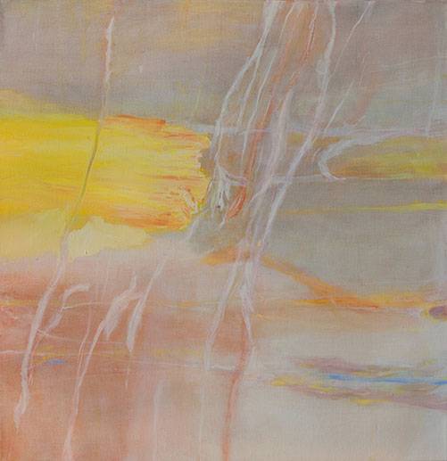 Australian Indigenous (Aboriginal and Torres Strait Islander) artwork by VICTORIA CATTONI of Miscellaneous Artists. The title is Untitled #1, 2012. [VC_2-1_2012] (Oil on Linen)