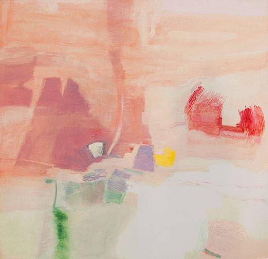 Australian Indigenous (Aboriginal and Torres Strait Islander) artwork by VICTORIA CATTONI of Miscellaneous Artists. The title is Untitled #2, 2015. [VC_1-2_2015] (Oil on Linen)