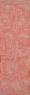 Australian Indigenous (Aboriginal and Torres Strait Islander) artwork by GEORGE TJUNGURRAYI of Papunya Tula Artists. The title is Untitled. [GT1209002] (Acrylic on Belgian Linen)