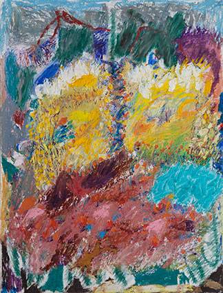 Australian Indigenous (Aboriginal and Torres Strait Islander) artwork by RAJNISH KAUR of Miscellaneous Artists. The title is Untitled. [RK_4-4_2013] (Oil Pastel on Paper)