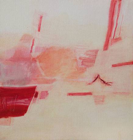 Australian Indigenous (Aboriginal and Torres Strait Islander) artwork by VICTORIA CATTONI of Miscellaneous Artists. The title is Untitled #5, 2015. [VC_3-3_2015] (Oil on Linen)