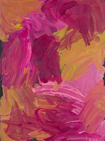 Australian Indigenous (Aboriginal and Torres Strait Islander) artwork by GLORIA  of Spinifex Hill Artists. The title is Untitled. [18-780] (Acrylic on Linen)