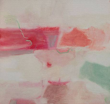 Australian Indigenous (Aboriginal and Torres Strait Islander) artwork by VICTORIA CATTONI of Miscellaneous Artists. The title is Untitled #6, 2015. [VC_3-4_2015] (Oil on Linen)