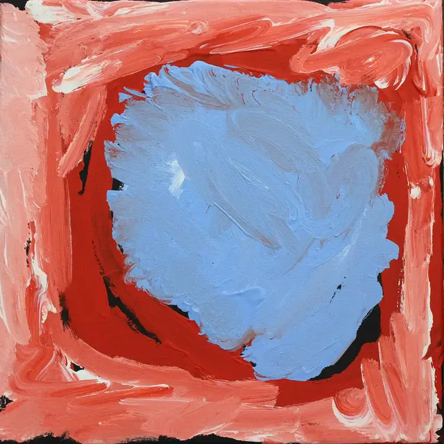 Australian Indigenous (Aboriginal and Torres Strait Islander) artwork by SANDY BRUMBY of Ninuku Arts. The title is Victory Downs. [NKSB13107] (Acrylic on Canvas)