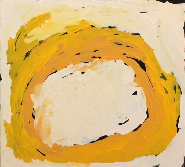 Australian Indigenous (Aboriginal and Torres Strait Islander) artwork by SANDY BRUMBY of Ninuku Arts. The title is Victory Downs. [NKSB13174] (Acrylic on Linen)