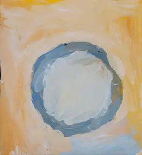 Australian Indigenous (Aboriginal and Torres Strait Islander) artwork by SANDY BRUMBY of Ninuku Arts. The title is Victory Downs. [13-419] (Acrylic on Linen)