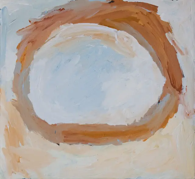 Australian Indigenous (Aboriginal and Torres Strait Islander) artwork by SANDY BRUMBY of Ninuku Arts. The title is Victory Downs. [13-429] (Acrylic on Linen)