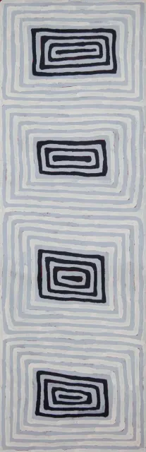 Australian Indigenous (Aboriginal and Torres Strait Islander) artwork by RONNIE TJAMPITJINPA of Papunya Tula Artists. The title is Walungurru. [RT1302035] (Acrylic on Belgian Linen)