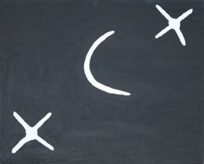 Australian Indigenous (Aboriginal and Torres Strait Islander) artwork by MABEL JULI of Warmun Artists. The title is Wardel & 	Garnkiny Ngarrangkarni. [WAC844/10] (Natural Ochre and Pigments on Canvas)