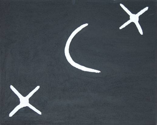 Australian Indigenous (Aboriginal and Torres Strait Islander) artwork by MABEL JULI of Warmun Artists. The title is Wardel & 	Garnkiny Ngarrangkarni. [WAC844/10] (Natural Ochre and Pigments on Canvas)