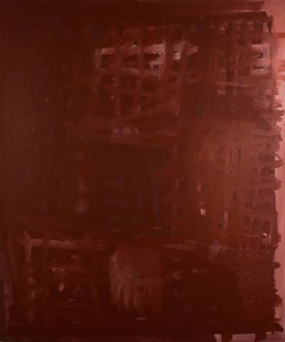 Australian Indigenous (Aboriginal and Torres Strait Islander) artwork by RAMMEY RAMSEY of Warmun Artists. The title is Warlawoon Country. [JA349/06] (Natural Ochre and Pigments on Linen)