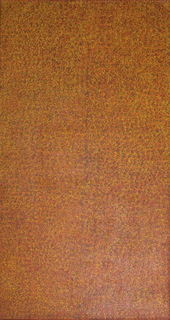 Australian Indigenous (Aboriginal and Torres Strait Islander) artwork by ALISON NAPURRULA MULTA of Ikuntji Artists. The title is Waru. [IK05AM459] (Acrylic on Belgian Linen)