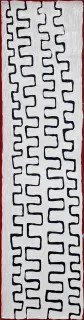 Australian Indigenous (Aboriginal and Torres Strait Islander) artwork by NYILYARI TJAPANGATI of Papunya Tula Artists. The title is Wilkinkarra. [NT0701147] (Acrylic on Linen)