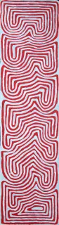 Australian Indigenous (Aboriginal and Torres Strait Islander) artwork by RONNIE TJAMPITJINPA of Papunya Tula Artists. The title is Wilkinkarra. [RT1003054] (Acrylic on Belgian Linen)
