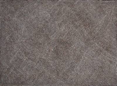 Australian Indigenous (Aboriginal and Torres Strait Islander) artwork by DELORES TIPUAMANTUMIRRI of Munupi Artists. The title is Winga (Tidal Movement/Waves). [19-440] (Ochre on Linen)