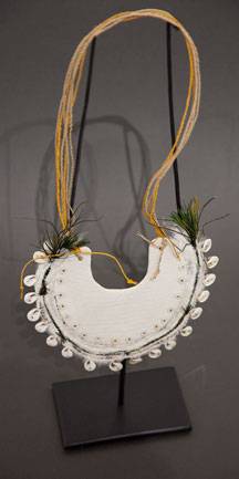 Australian Indigenous (Aboriginal and Torres Strait Islander) artwork by LISA WAUP of Baluk Artists. The title is Woven Passage. [160-18] (Found Materials and Fibres)