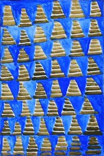 Australian Indigenous (Aboriginal and Torres Strait Islander) artwork by JANANGOO BUTCHER CHEREL of Mangkaja Artists. The title is Yoomoo. [201/08] (Acrylic Gouache on 100% Cotton Rag, 300gsm)