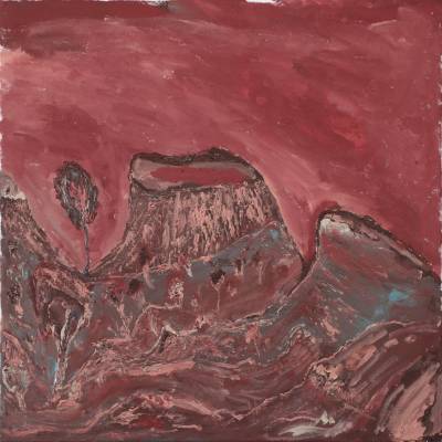 Australian Indigenous (Aboriginal and Torres Strait Islander) artwork by ADRIAN ROBERTSON of Mwerre Anthurre Artists (Bindi Inc). The title is Yalpirakinu. [64-22] (Acrylic on Canvas)