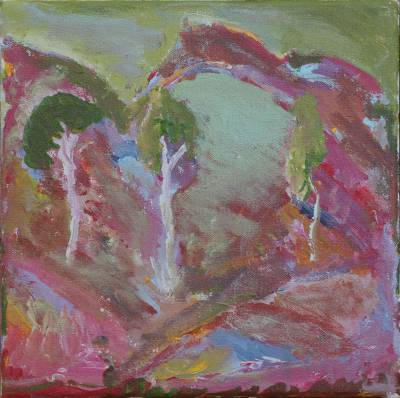 Australian Indigenous (Aboriginal and Torres Strait Islander) artwork by ADRIAN ROBERTSON of Mwerre Anthurre Artists (Bindi Inc). The title is Yalpirakinu. [588-22] (Acrylic on Canvas)