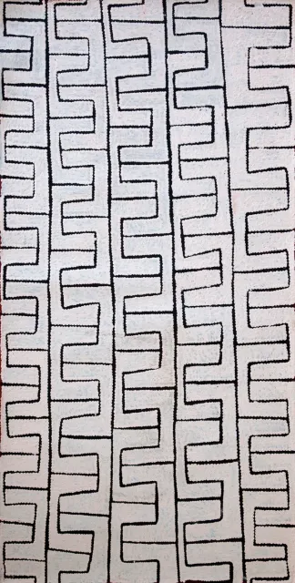 Australian Indigenous (Aboriginal and Torres Strait Islander) artwork by RAY JAMES TJANGALA of Papunya Tula Artists. The title is Yunala. [RJ0903130] (Acrylic on Belgian Linen)