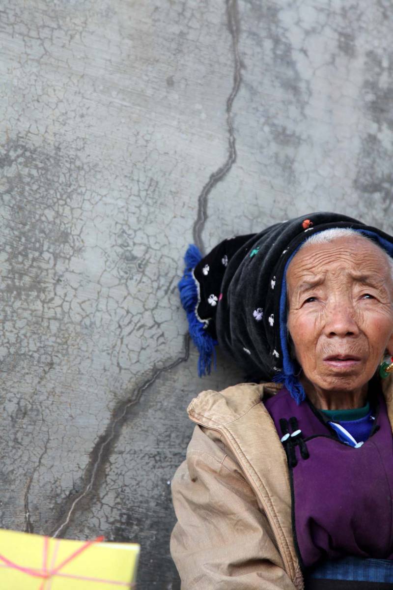 Australian Indigenous (Aboriginal and Torres Strait Islander) artwork by THIERRY REGNIER of Miscellaneous Artists. The title is Yunnan Madonna. [IMG_0154] (Print +  Gloss Laminate)